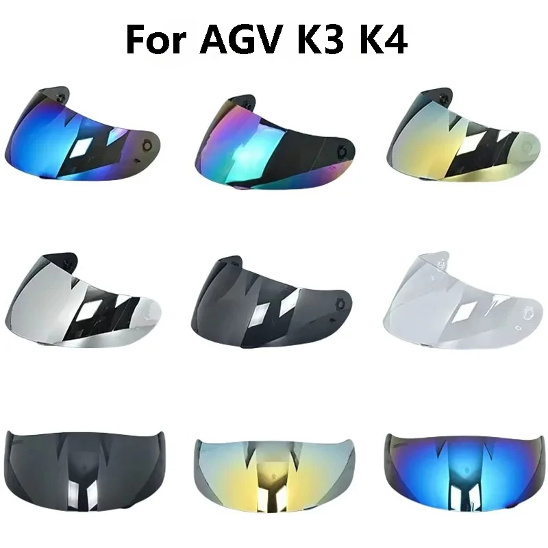 Helmet Visor for AGV K3 K4 Casco Moto Accessories K3 Shield Uv Protection K4 Helmet Lens Windproof Capacetes Shield Windshield 
Helmet Visor for AGV K3 K4 Casco Moto Accessories K3 Shield Uv Protection K4 Helmet Lens Windproof Capacetes Shield Windshield