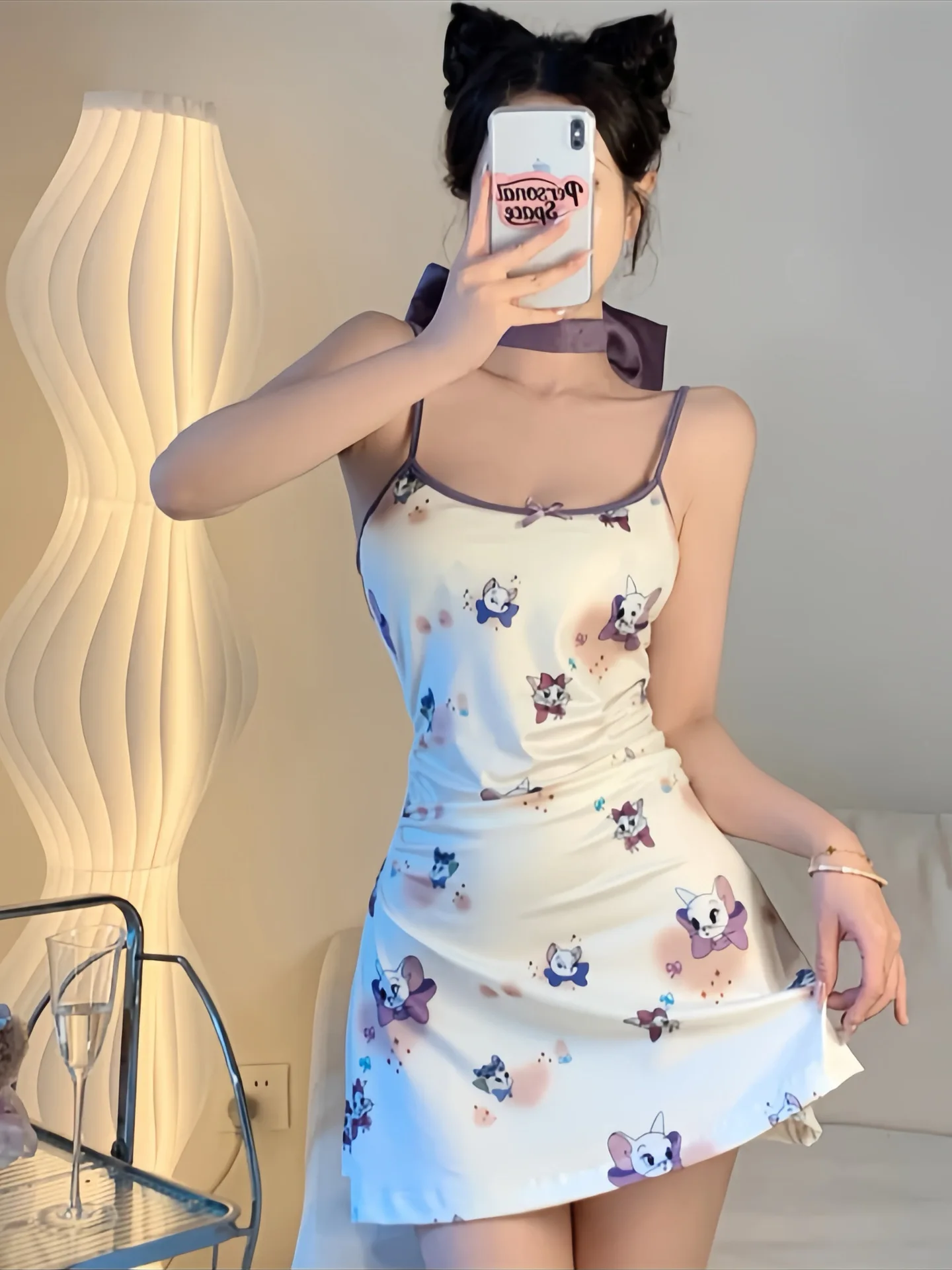 2024 Sexy Square Neck Sweet Printed Bow Backless Sling Dress Women Cinching Waist Slim Wrap Hip Fantasy Purple Short Dress JXG5
2024 Sexy Square Neck Sweet Printed Bow Backless Sling Dress Women Cinching Waist Slim Wrap Hip Fantasy Purple Short Dress JXG5