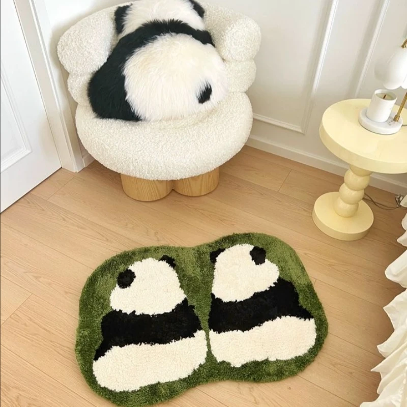 Thicken Cartoon Panda Tufted Doormat Flocking Aesthetics Kitchen Carpet Anti Slip Bath Mat Home Decor Entrance/Hallway Room Rug
Thicken Cartoon Panda Tufted Doormat Flocking Aesthetics Kitchen Carpet Anti Slip Bath Mat Home Decor Entrance/Hallway Room Rug