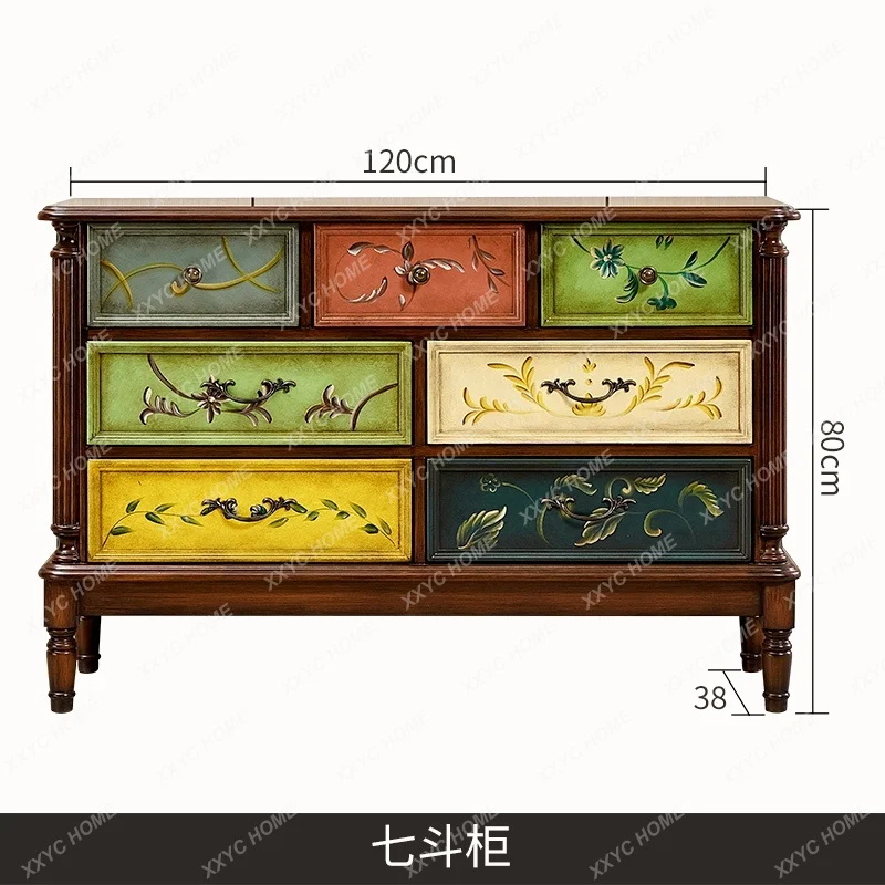 etro solid wood seven-chest cabinet, simple storage locker on the dining side
etro solid wood seven-chest cabinet, simple storage locker on the dining side