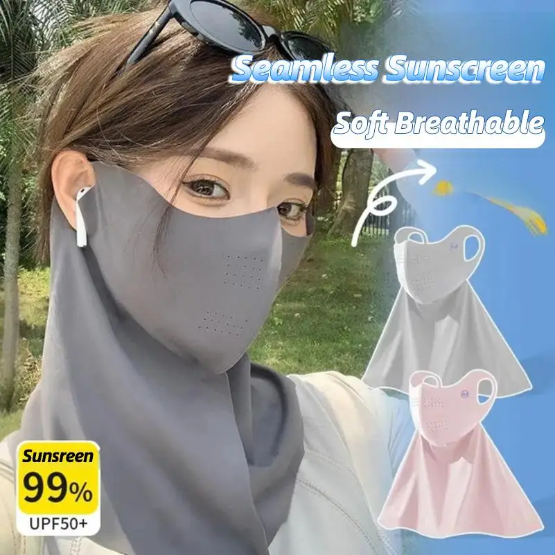 Women Sunscreen Face Cover Mask Summer Neck Scarf UV Protection 3D Ice Silk Breathable Outdoor Cycling Motorcycle Masks
Women Sunscreen Face Cover Mask Summer Neck Scarf UV Protection 3D Ice Silk Breathable Outdoor Cycling Motorcycle Masks