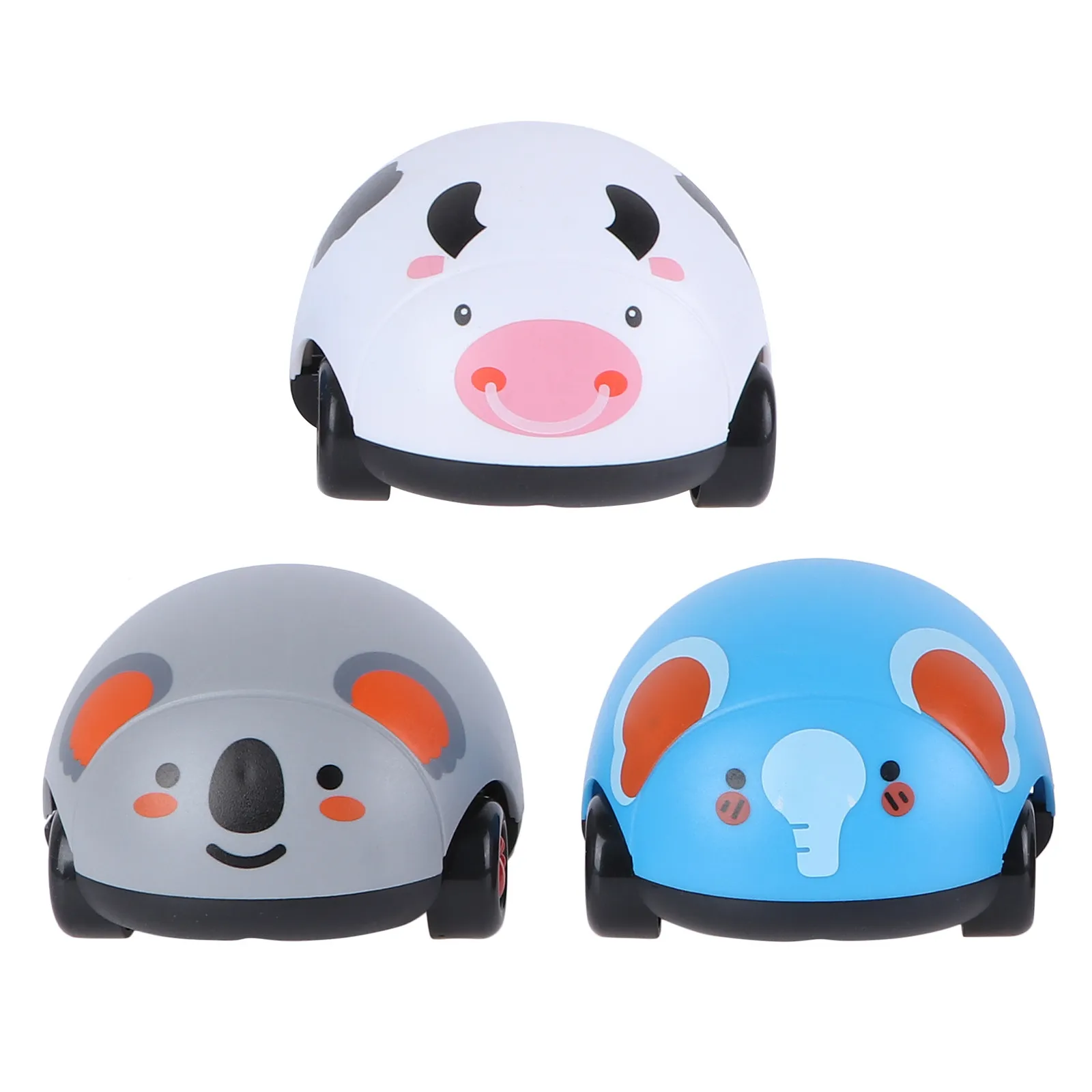 3Pcs Cartoon Coasting Car Elephant Cow Koala Shapes Kids Birthday Gift Early Educational Inertia Animal Playing Press Driven Car
3Pcs Cartoon Coasting Car Elephant Cow Koala Shapes Kids Birthday Gift Early Educational Inertia Animal Playing Press Driven Car