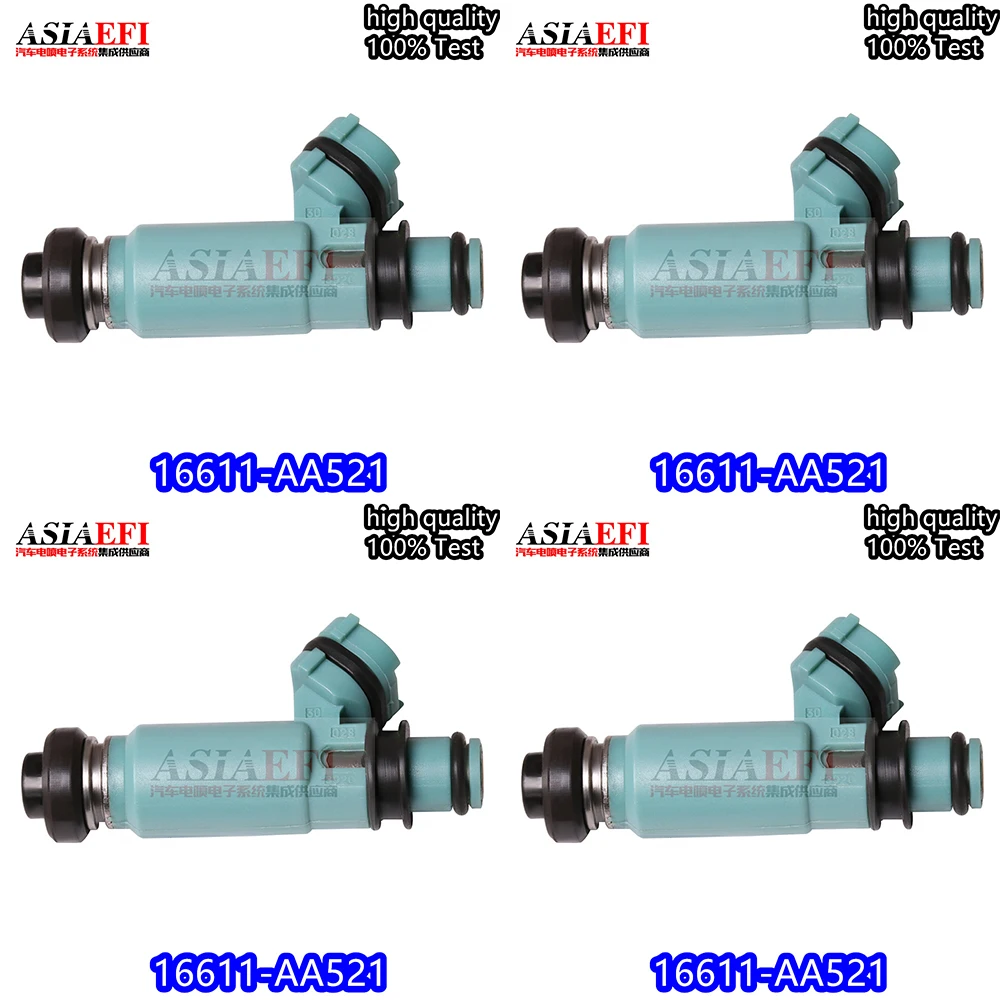 4PC High Quality Fuel Injector Nozzle 16611-AA521 195500-3920 for Subaru 2002-2005 for Impreza WRX 2.0L 16611AA521
4PC High Quality Fuel Injector Nozzle 16611-AA521 195500-3920 for Subaru 2002-2005 for Impreza WRX 2.0L 16611AA521