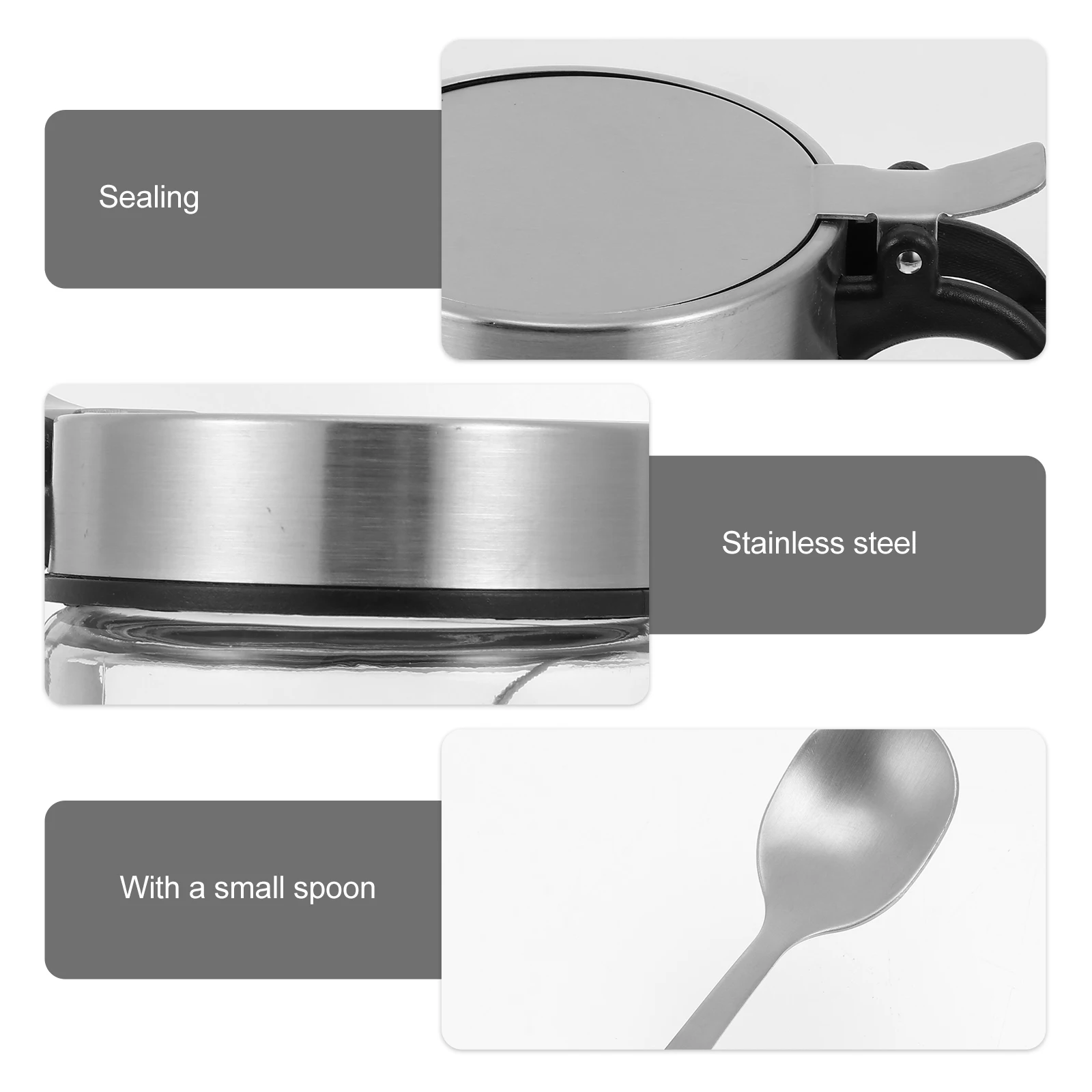 1Pcs Glass Seasoning Pot Simple Design Airtight Condiment Jar for Salt Sugar Spice Storage Kitchen Use Transparent Flavor
1Pcs Glass Seasoning Pot Simple Design Airtight Condiment Jar for Salt Sugar Spice Storage Kitchen Use Transparent Flavor
