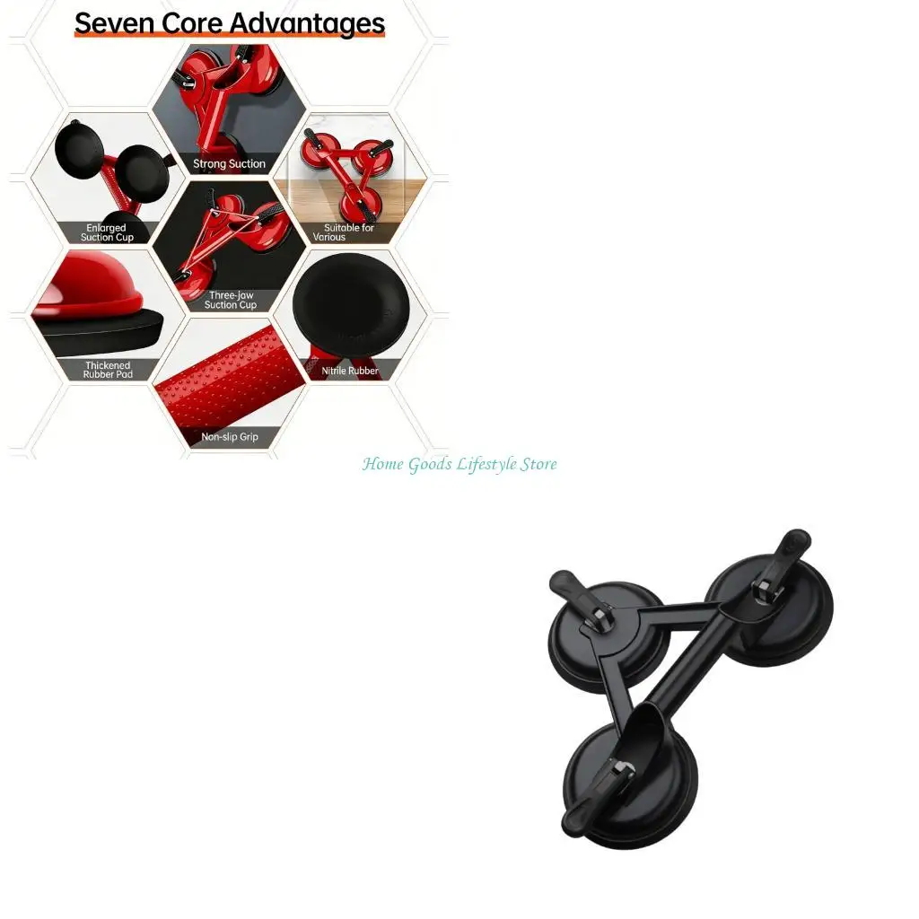 E74E 2/3 Jaw Vacuum Grip Lifting Tool For Glass Tiles Metal Sheets And Stone Panel
E74E 2/3 Jaw Vacuum Grip Lifting Tool For Glass Tiles Metal Sheets And Stone Panel