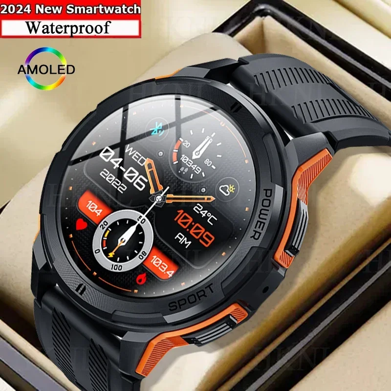 Men Smart Watches For Men AMOLED Screen 1.43" 1ATM Waterproof Heart Rate Monitor Sports Smartwatch Blue Tooth Call Women Fitness
Men Smart Watches For Men AMOLED Screen 1.43" 1ATM Waterproof Heart Rate Monitor Sports Smartwatch Blue Tooth Call Women Fitness