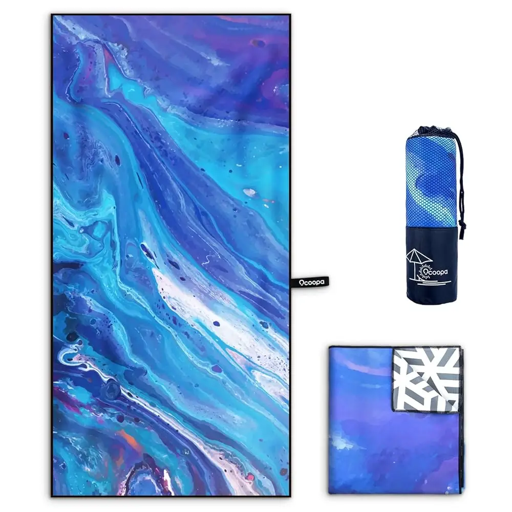 Microfiber Beach Towel Fast Drying, Extra Large 71" x 32" Sand Free Beach Towel Super Lightweight Towels for Swimming Pool,
Microfiber Beach Towel Fast Drying, Extra Large 71" x 32" Sand Free Beach Towel Super Lightweight Towels for Swimming Pool,