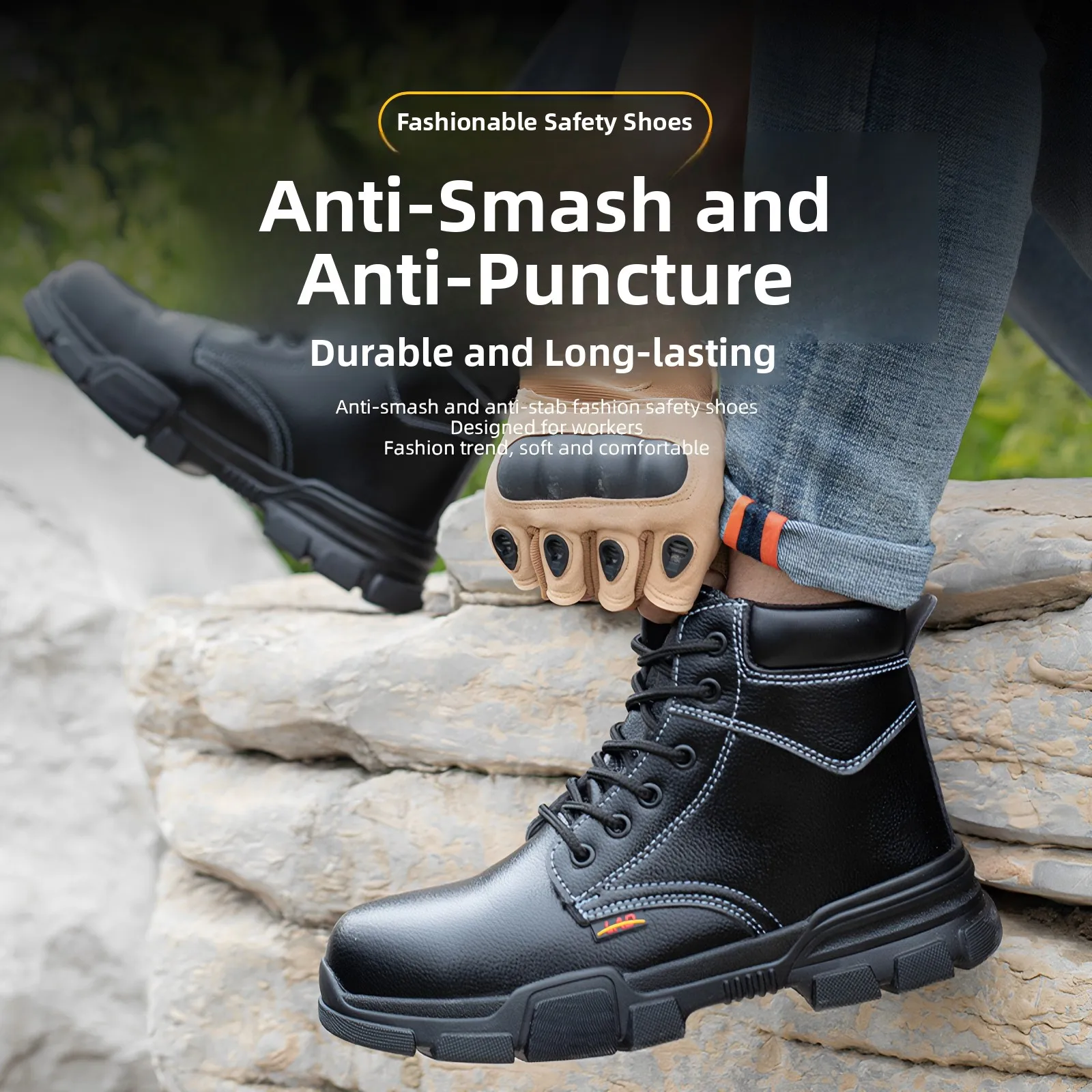 High-Top Steel-Toe Work oes Waterproof Wear-Resistant Se Protection Boots for Construction Site Labor Protection
High-Top Steel-Toe Work oes Waterproof Wear-Resistant Se Protection Boots for Construction Site Labor Protection