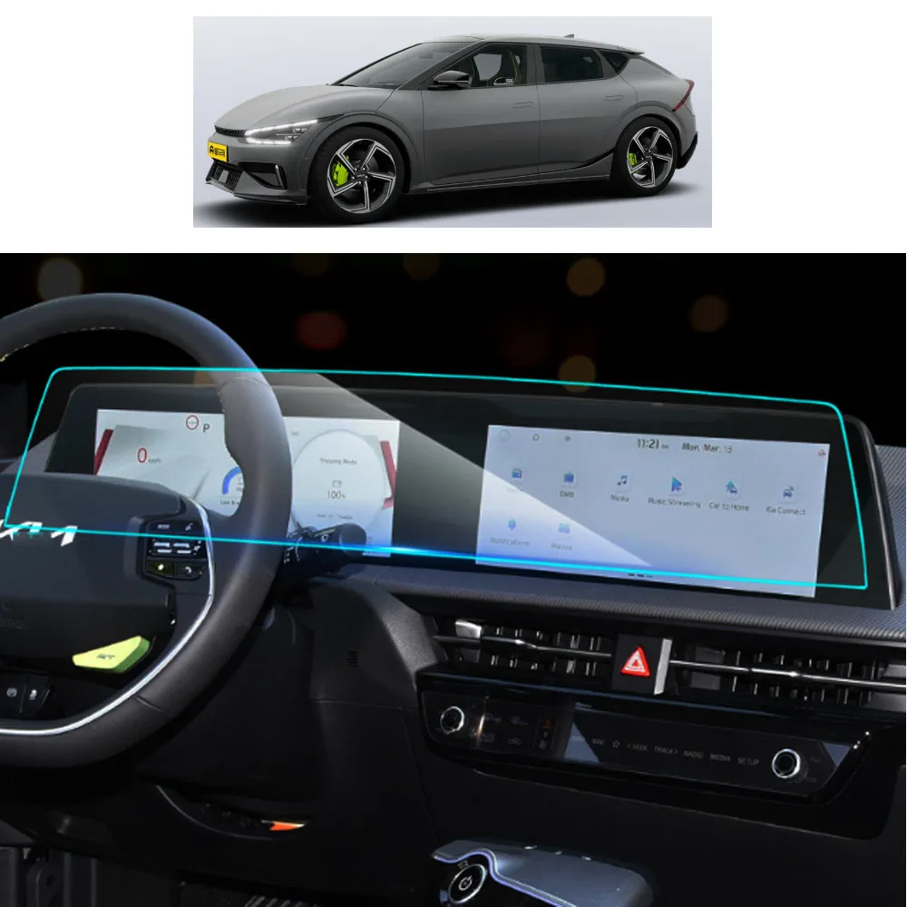 Tempered glass protector For KIA EV6 Car GPS navigation Protective film LCD Screen Anti-scratch film
Tempered glass protector For KIA EV6 Car GPS navigation Protective film LCD Screen Anti-scratch film