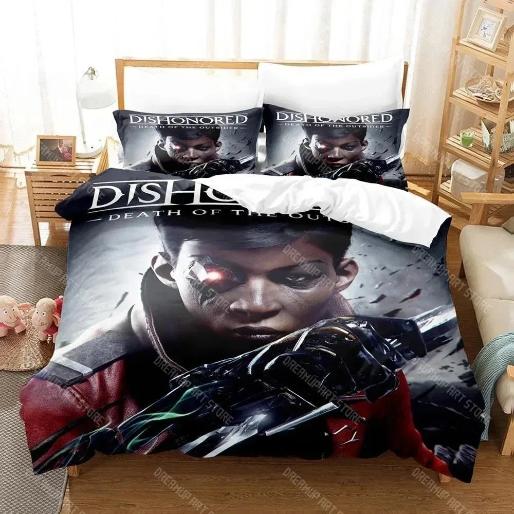 Комплекты простыней с 3D-принтом, комплект постельного белья Dishonored, одинарный, полный, Queen King Size, комплект постельного белья для взрослых и детей, комплекты пододеяльников для спальни
Комплекты простыней с 3D-принтом, комплект постельного белья Dishonored, одинарный, полный, Queen King Size, комплект постельного белья для взрослых и детей, комплекты пододеяльников для спальни