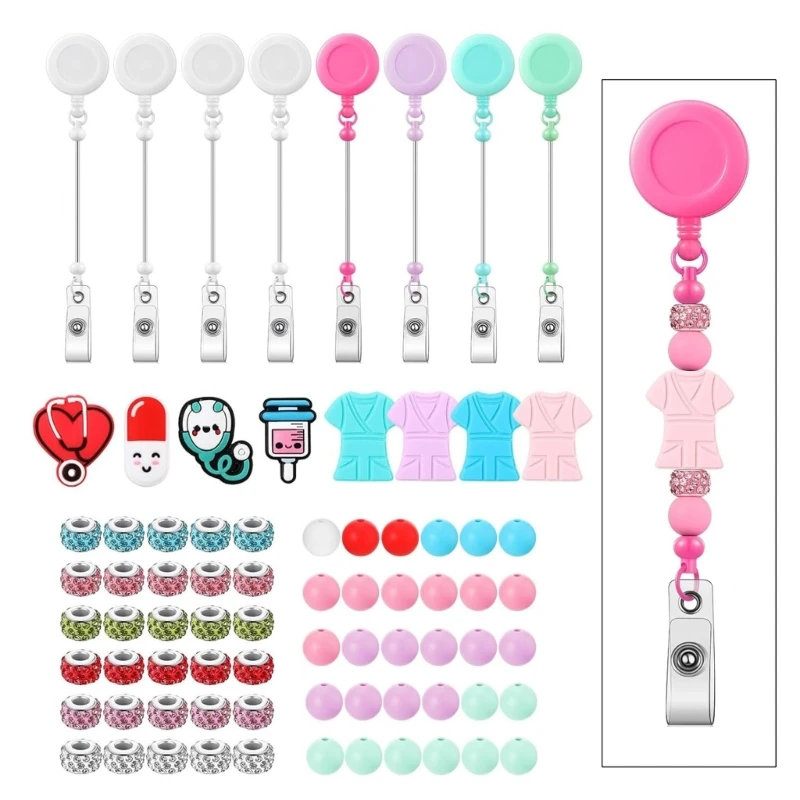 Handy Name Card Card Badge Holder Retractable Badge Reel Convenient Clip for Nurses Students and Office Workers
Handy Name Card Card Badge Holder Retractable Badge Reel Convenient Clip for Nurses Students and Office Workers