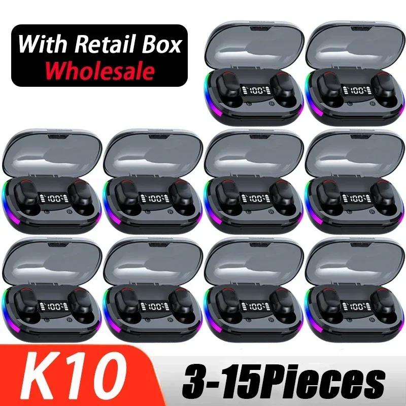 K10 TWS Headphones Bluetooth Earphones Mini Earbuds Wireless Headset Sport Men Smart Display Stereo Microphone V5.3 Fones PK M25
K10 TWS Headphones Bluetooth Earphones Mini Earbuds Wireless Headset Sport Men Smart Display Stereo Microphone V5.3 Fones PK M25