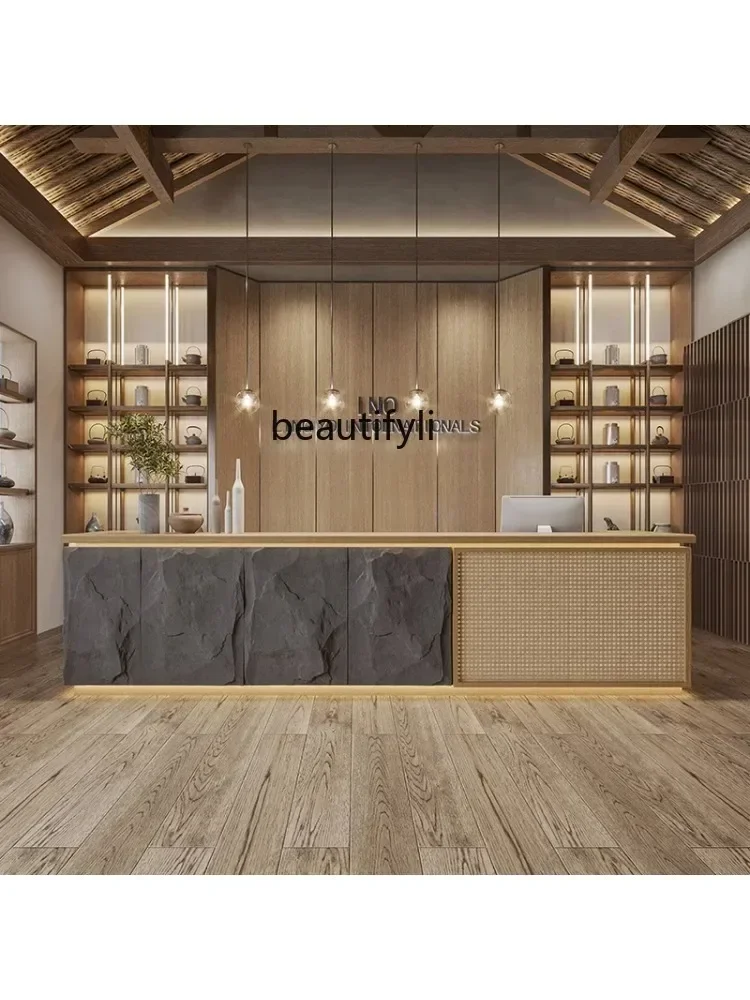 xx1Chinese Style Homestay Hotel Bar Clothing Store Cashier Desk Rattan Yoga Foot Bath Club Reception Front Desk
xx1Chinese Style Homestay Hotel Bar Clothing Store Cashier Desk Rattan Yoga Foot Bath Club Reception Front Desk