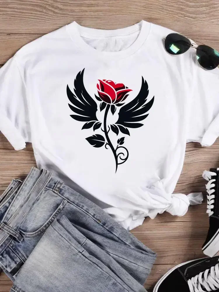 Женская футболка с принтом в стиле 90-х, модная женская футболка с круглым вырезом, футболка с коротким рукавом
Женская футболка с принтом в стиле 90-х, модная женская футболка с круглым вырезом, футболка с коротким рукавом