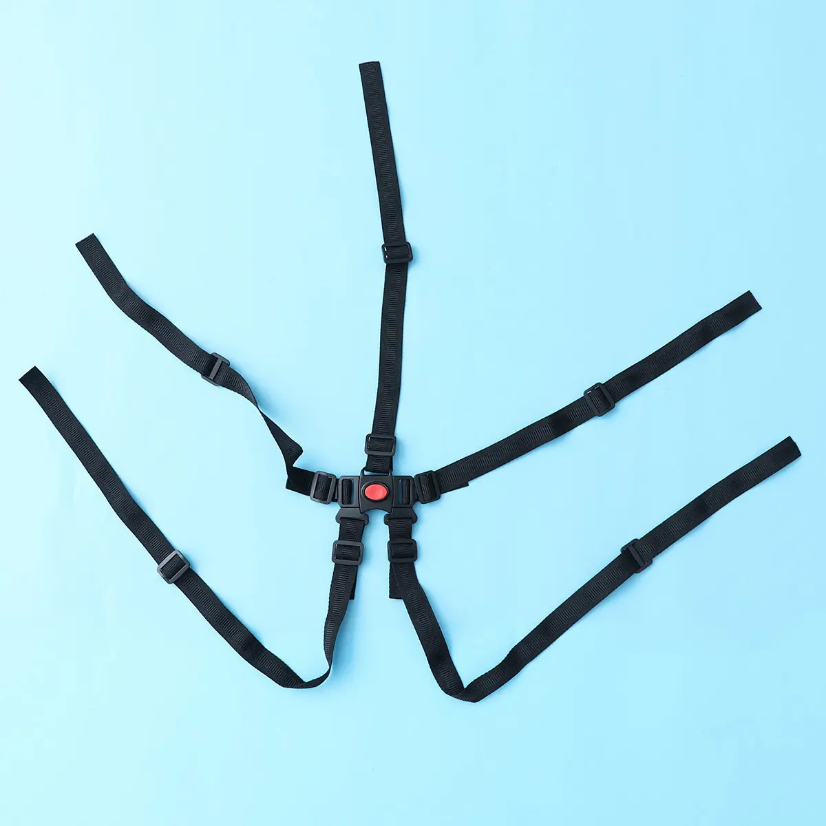 5-Point Baby Harness Strap Adjustable for Toddlers Made of Premium Polyester Foldable Strong Stroller High
5-Point Baby Harness Strap Adjustable for Toddlers Made of Premium Polyester Foldable Strong Stroller High