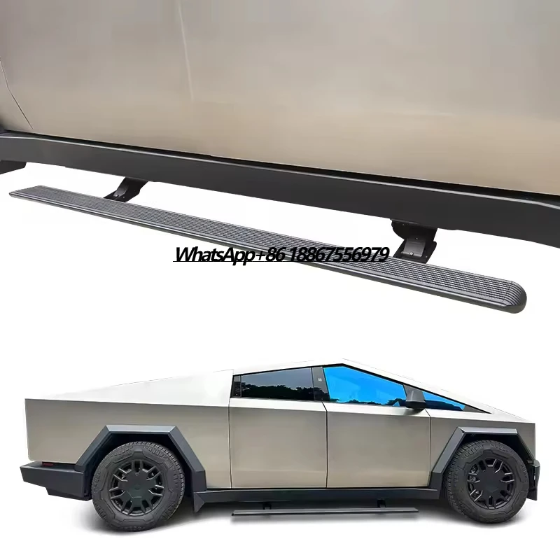 LED Lights Car Pedal Aluminium Alloy Automatic Electric Power Side Step Parts Powered Running Board for Cybertruck Bodykit
LED Lights Car Pedal Aluminium Alloy Automatic Electric Power Side Step Parts Powered Running Board for Cybertruck Bodykit