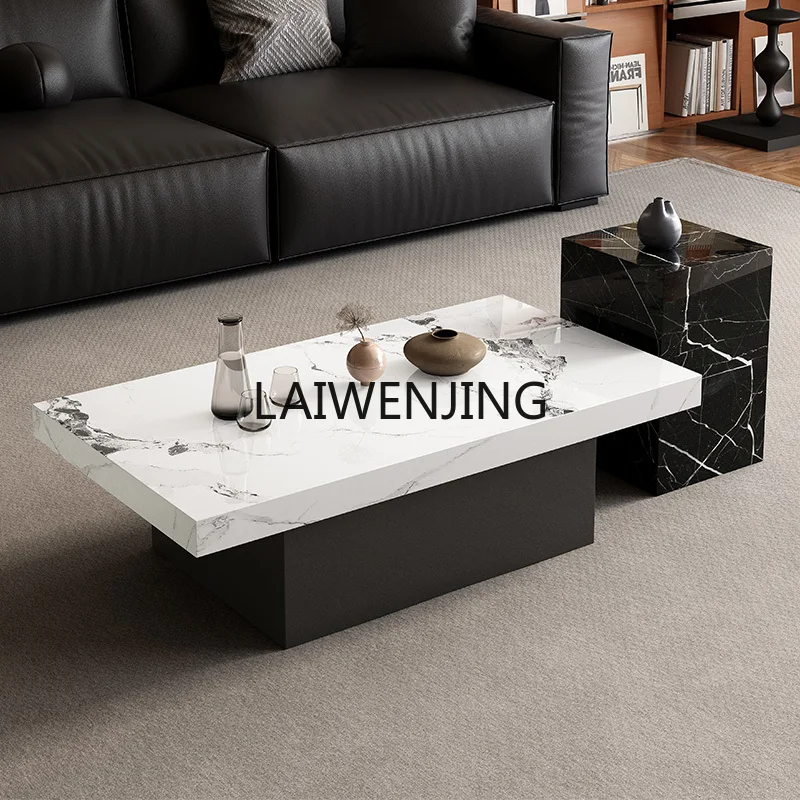 MJY light luxury high-end suspended rock slab coffee table combination high and low color matching coffee table
MJY light luxury high-end suspended rock slab coffee table combination high and low color matching coffee table