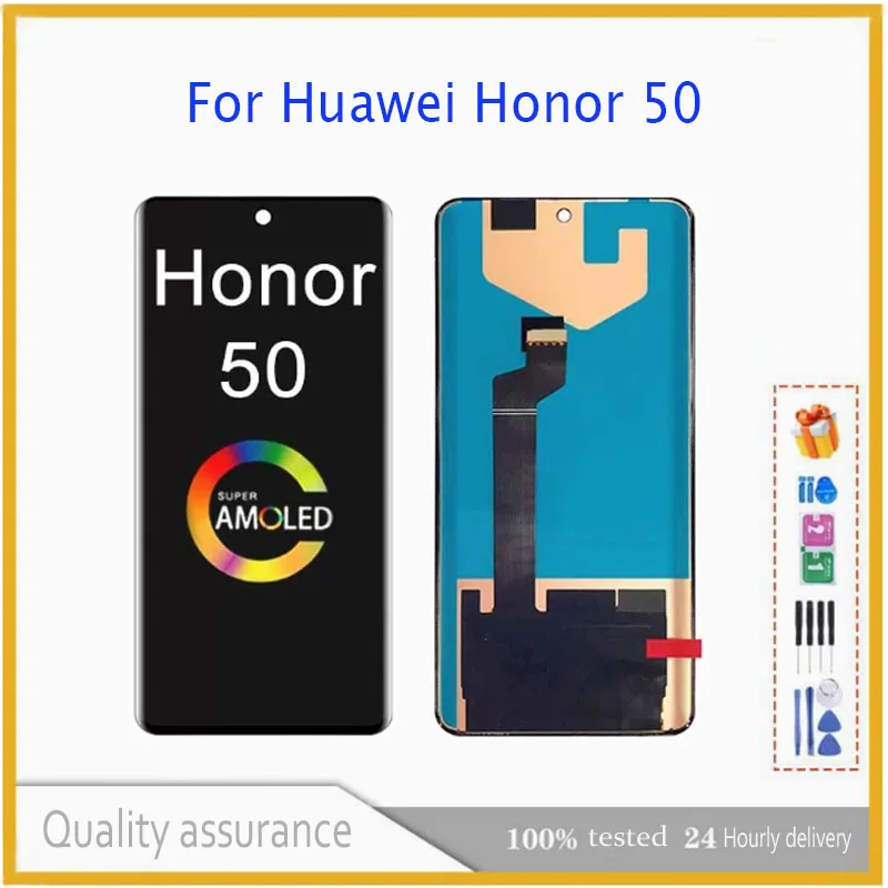Pantalla LCD con marco para móvil, digitalizador de pantalla táctil de 6,5 pulgadas para Honor 50 NTH-AN00, Original, NTH-NX9
Pantalla LCD con marco para móvil, digitalizador de pantalla táctil de 6,5 pulgadas para Honor 50 NTH-AN00, Original, NTH-NX9