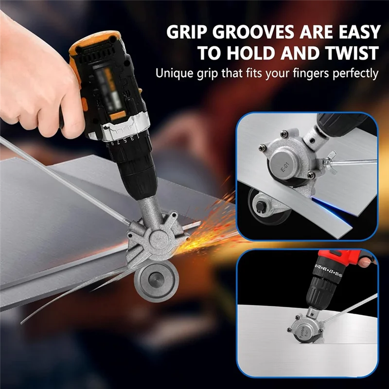 BHTS-Electric Drill Plate Cutter - Efficient Metal Shears Attachment For Effortless Cutting Of Iron, Steel, Copper, Aluminum, Du
BHTS-Electric Drill Plate Cutter - Efficient Metal Shears Attachment For Effortless Cutting Of Iron, Steel, Copper, Aluminum, Du