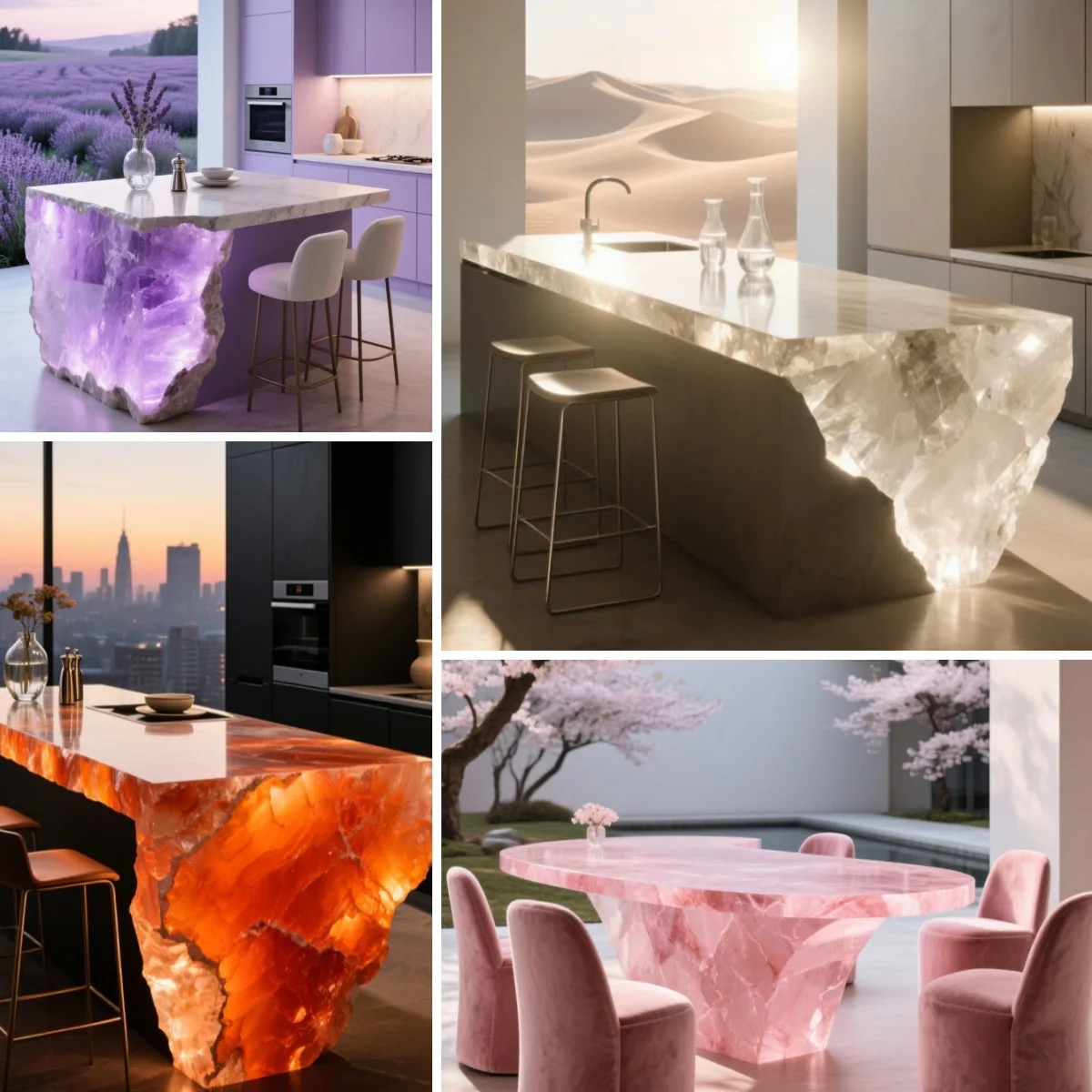 Luminous crystal luxury stone island custom villa open bar transparent resin art design bar imitation crystal
Luminous crystal luxury stone island custom villa open bar transparent resin art design bar imitation crystal