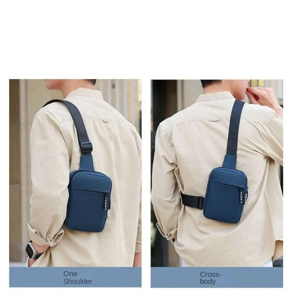 Oxford Men's Chest Bag Multifunctional Korean Style Shoulder Crossbody Bag Solid Color Adjustable Shoulder Sports Waist Bag
Oxford Men's Chest Bag Multifunctional Korean Style Shoulder Crossbody Bag Solid Color Adjustable Shoulder Sports Waist Bag