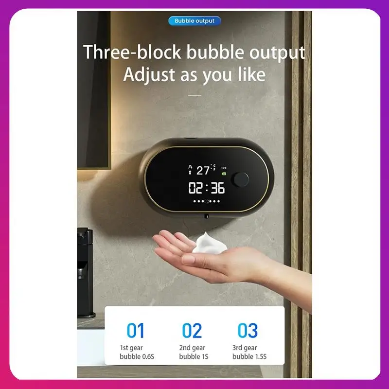 450ML Automatic Foam Soap Dispenser Smart Wall Mounted Hand Wash Touchless Kitchen Parts For Bathroom(A)
450ML Automatic Foam Soap Dispenser Smart Wall Mounted Hand Wash Touchless Kitchen Parts For Bathroom(A)