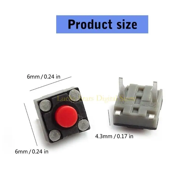 T3EE 10PCS MUTE Кнопка MUTE Нажмите на мышиные трансмиссии для Gaming Mouse MicroSwitch 6x6x4,3 мм для тихой работы
T3EE 10PCS MUTE Кнопка MUTE Нажмите на мышиные трансмиссии для Gaming Mouse MicroSwitch 6x6x4,3 мм для тихой работы