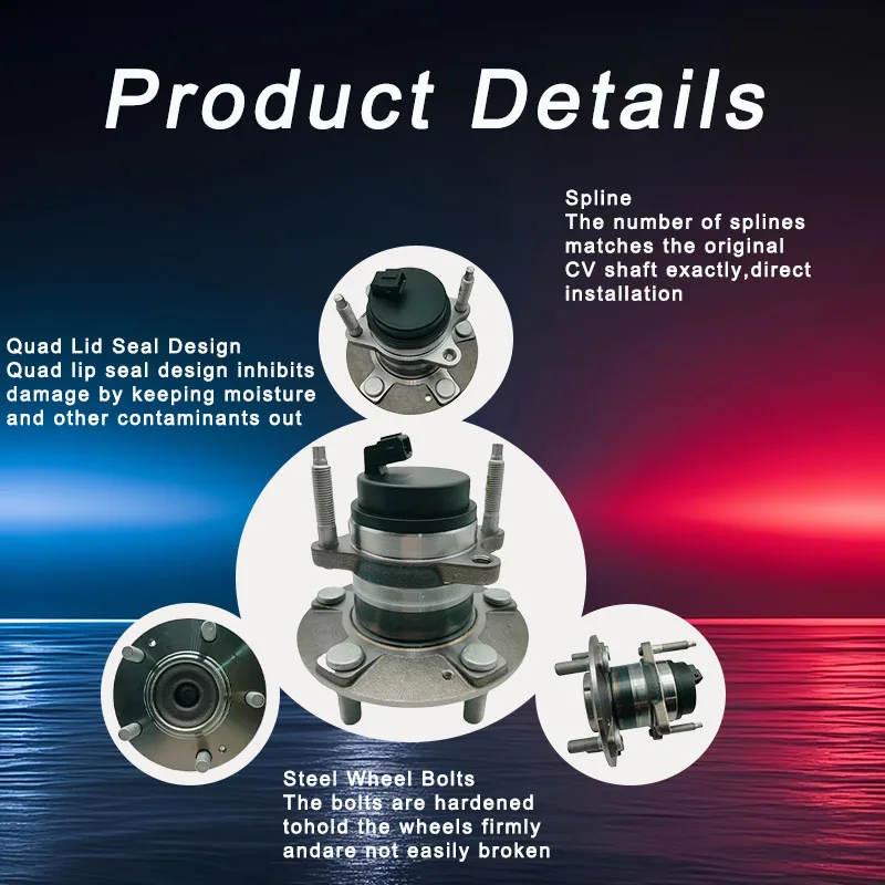 DI-SOLIK Auto Cars Parts Rear Wheel Hub Bearing Assembly 52730-0Q100 527301M000 52750-2k000 for HYUNDAI CRETA 2016-2021
DI-SOLIK Auto Cars Parts Rear Wheel Hub Bearing Assembly 52730-0Q100 527301M000 52750-2k000 for HYUNDAI CRETA 2016-2021