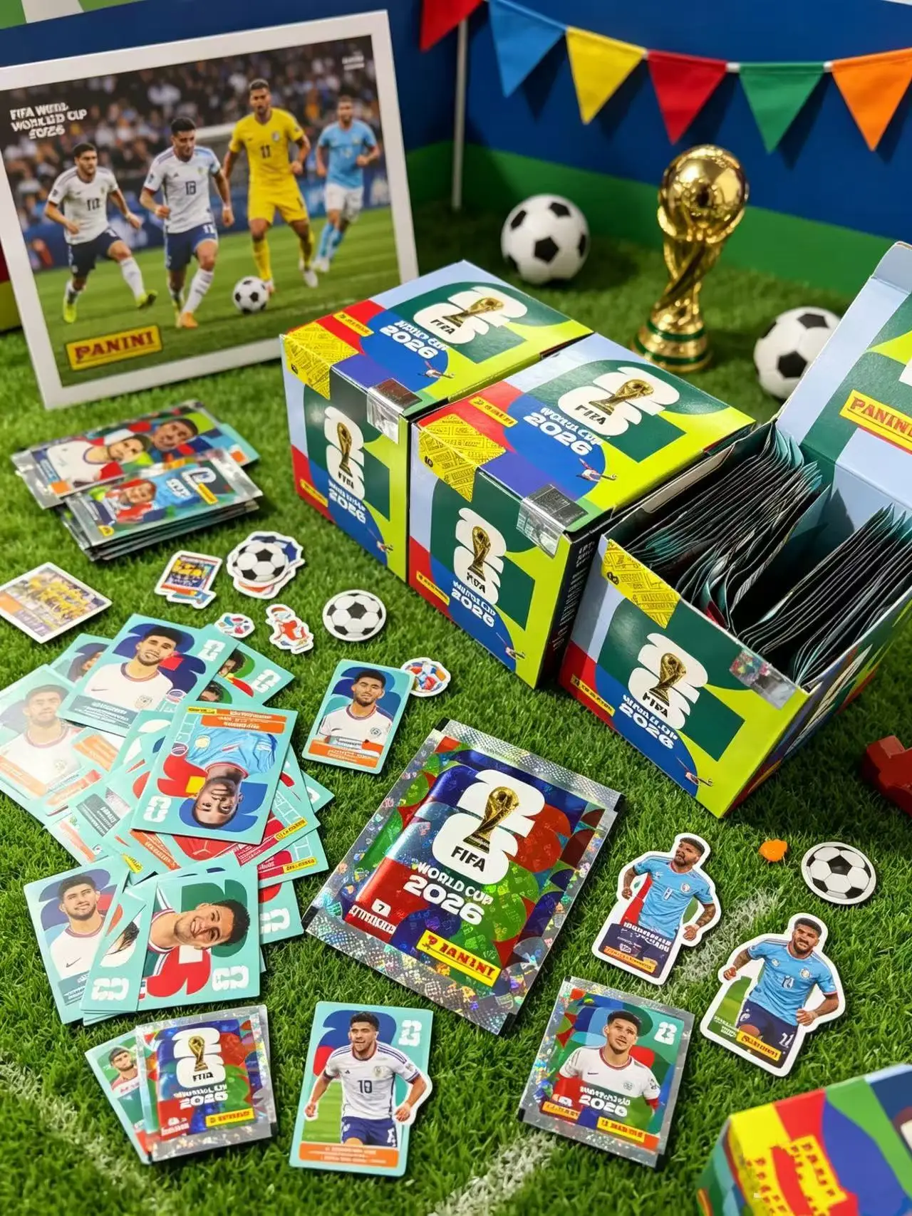 2026 FIFA World Cup Panini Official Stickers with Messi, Ronaldo and Haaland
2026 FIFA World Cup Panini Official Stickers with Messi, Ronaldo and Haaland