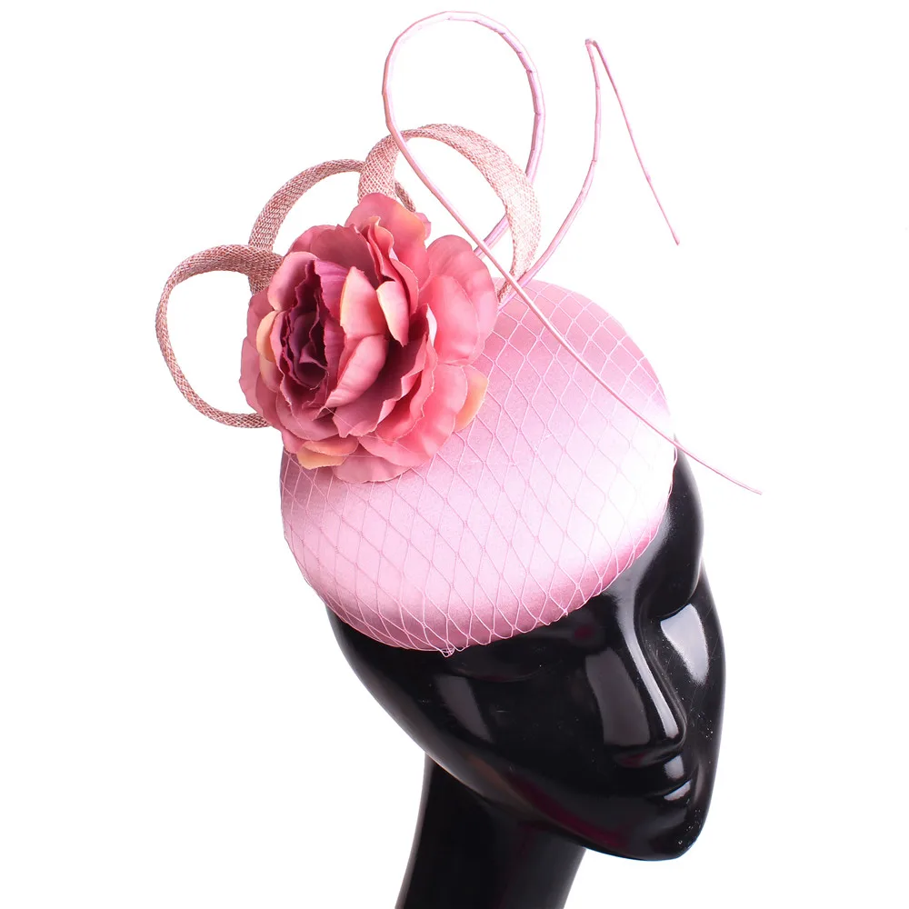 Women Vintage Fedora Caps Flower Hair Clips Fascinators Hats Headbands Ladies Church Party Hats Female Elegant Lady Headwear
Women Vintage Fedora Caps Flower Hair Clips Fascinators Hats Headbands Ladies Church Party Hats Female Elegant Lady Headwear