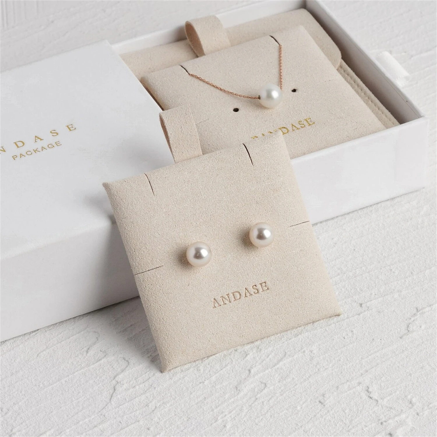 50 set custom jewelry package box pouch bag with insert card Logo printed small earrings necklace packaging bags with button who
50 set custom jewelry package box pouch bag with insert card Logo printed small earrings necklace packaging bags with button who