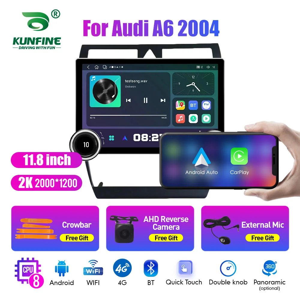 11.8 Inch 2K Double Knobs 2 Din Car Radio For Honda A6 2004 Car Radio DVD Multimedia Video Player Android Auto Carplay
11.8 Inch 2K Double Knobs 2 Din Car Radio For Honda A6 2004 Car Radio DVD Multimedia Video Player Android Auto Carplay