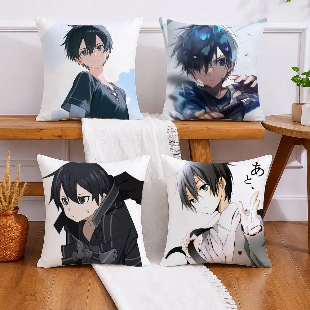 Sword Art Online Kazuto Kirigaya Pillow Case for Sofa Living Room Home office Decor Protective Cover
Sword Art Online Kazuto Kirigaya Pillow Case for Sofa Living Room Home office Decor Protective Cover