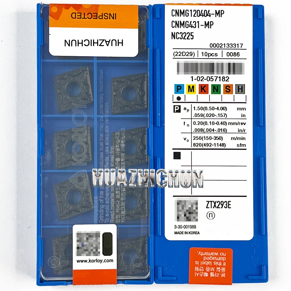 HUAZHICHUN CNMG120404-MP NC3225 карбидные вставки инструмент для внутренней обточки
HUAZHICHUN CNMG120404-MP NC3225 карбидные вставки инструмент для внутренней обточки