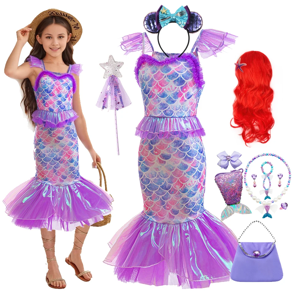 Girl Dress Princess Costume Kids Mermaid Cosplay Costume Kids Carnival Birthday Party Prom Costume Party Dress for Kid Mesh Gift
Girl Dress Princess Costume Kids Mermaid Cosplay Costume Kids Carnival Birthday Party Prom Costume Party Dress for Kid Mesh Gift