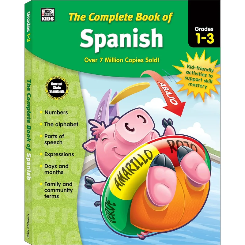 Carson Dellosa Complete Book Of Spanish Workbook For Kids Carson Dellosa Education Carson Dellosa Education 9781483826868 Book
Carson Dellosa Complete Book Of Spanish Workbook For Kids Carson Dellosa Education Carson Dellosa Education 9781483826868 Book