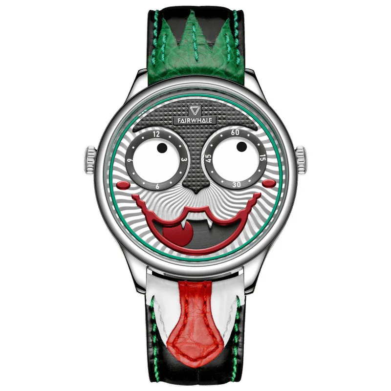 Quartz watch men's student personalized clown fashion waterproof trend watch non-mechanical watch
Quartz watch men's student personalized clown fashion waterproof trend watch non-mechanical watch