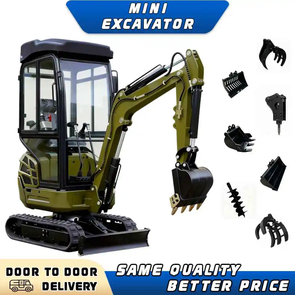 Mini Excavator 1.0Ton-1.8Ton Yanmar Engine EPA/Euro5 Hydraulic Crawler Digger Multifunctional Efficient Fast Delivery Europe
Mini Excavator 1.0Ton-1.8Ton Yanmar Engine EPA/Euro5 Hydraulic Crawler Digger Multifunctional Efficient Fast Delivery Europe