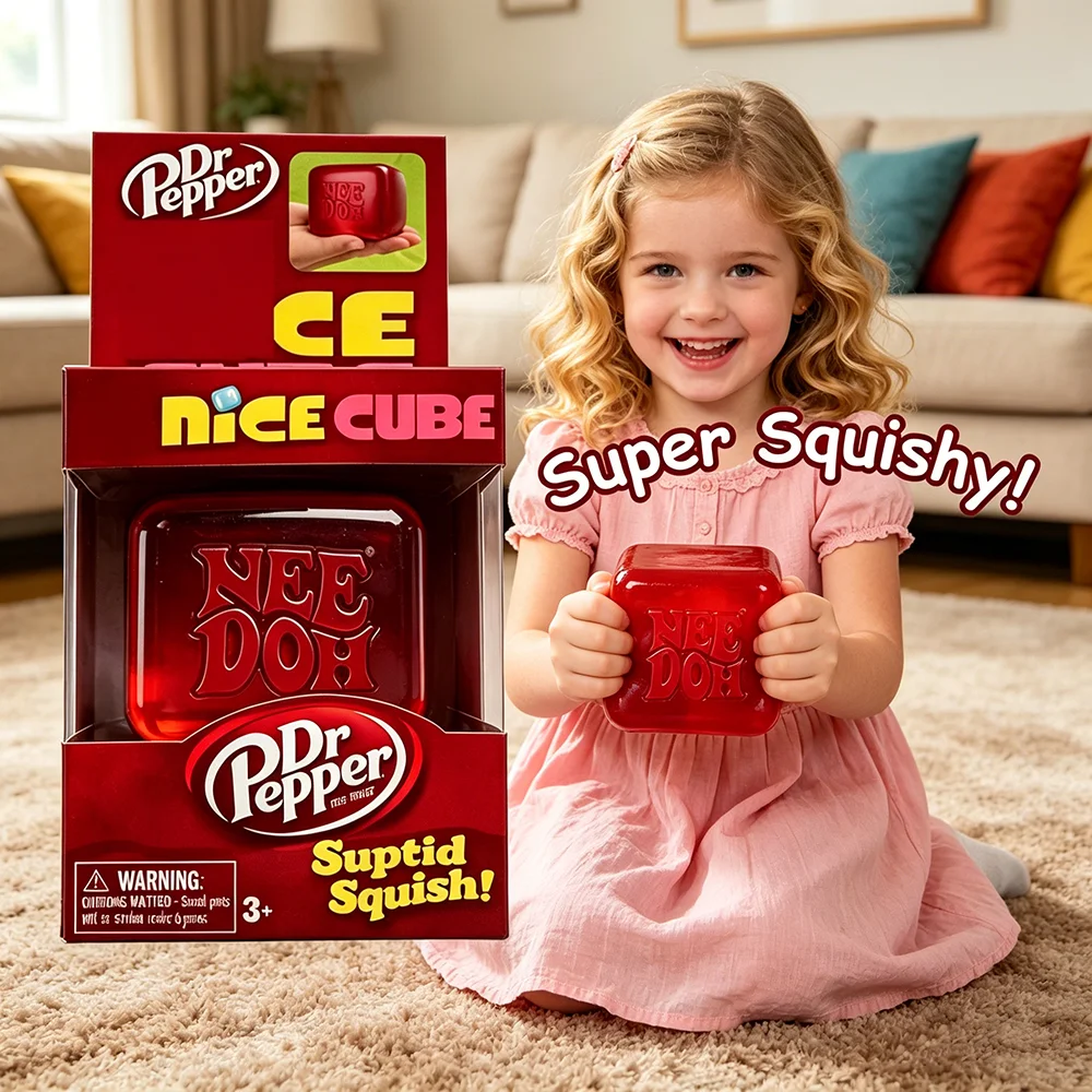 Dr Pepper x NeeDoh Nice Cube Squishy Stress Relief Toy, Soft Squeeze Fidget Cube for Kids & Adults, Anxiety Relief Sensory Toy
Dr Pepper x NeeDoh Nice Cube Squishy Stress Relief Toy, Soft Squeeze Fidget Cube for Kids & Adults, Anxiety Relief Sensory Toy