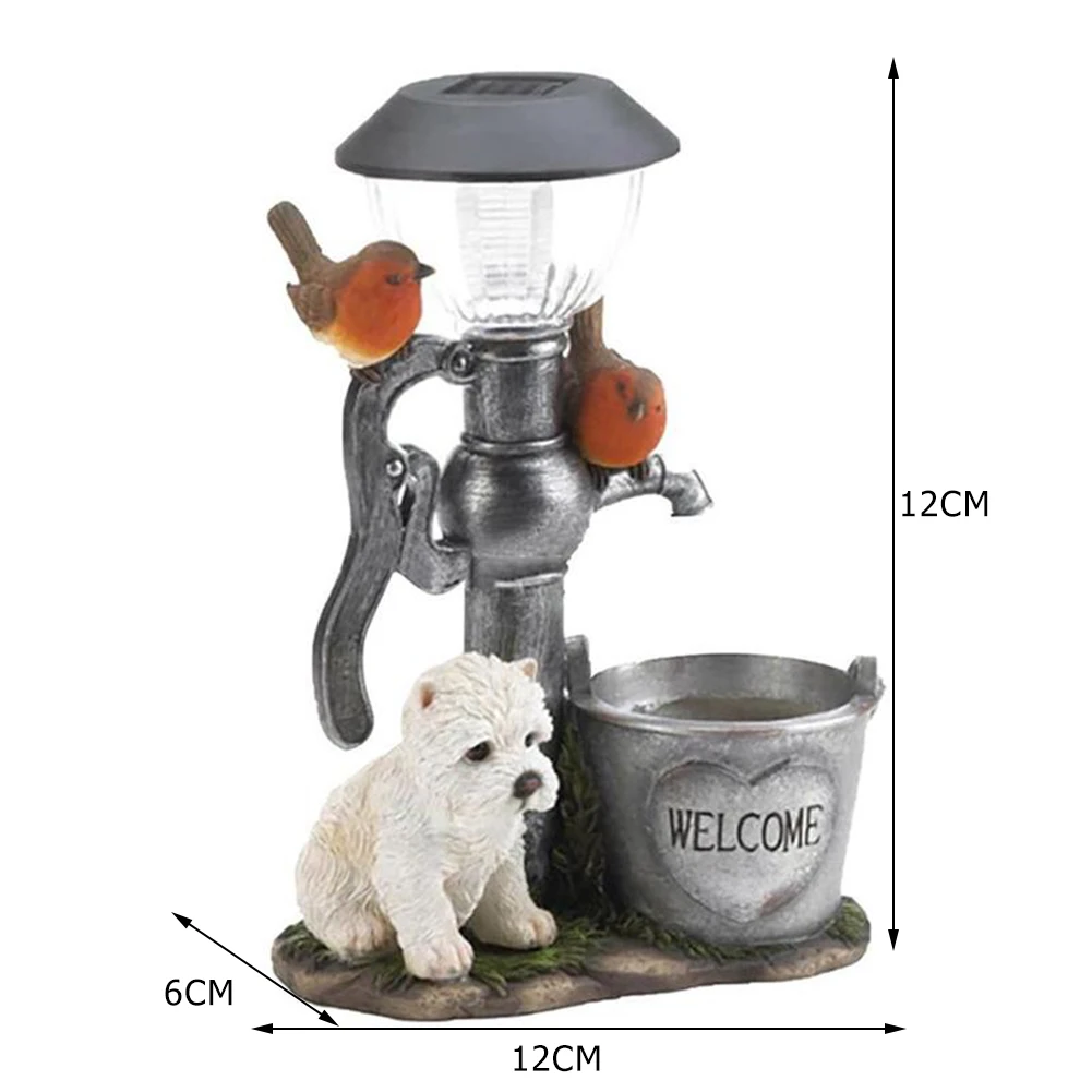 Solar Power Cat Dog Rabbit LED Resin Animal Sculpture Garden Decor Balcony Porch Decoration IP 65 Waterproof for Indoor Outdoor
Solar Power Cat Dog Rabbit LED Resin Animal Sculpture Garden Decor Balcony Porch Decoration IP 65 Waterproof for Indoor Outdoor