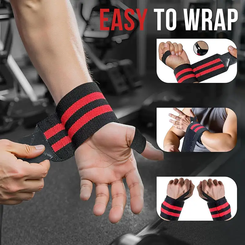 Elastic Wrist Wraps Weight Lifting Sports Bandage Wrap Pressure Strap Wrist Support Brace Gym Gear
Elastic Wrist Wraps Weight Lifting Sports Bandage Wrap Pressure Strap Wrist Support Brace Gym Gear