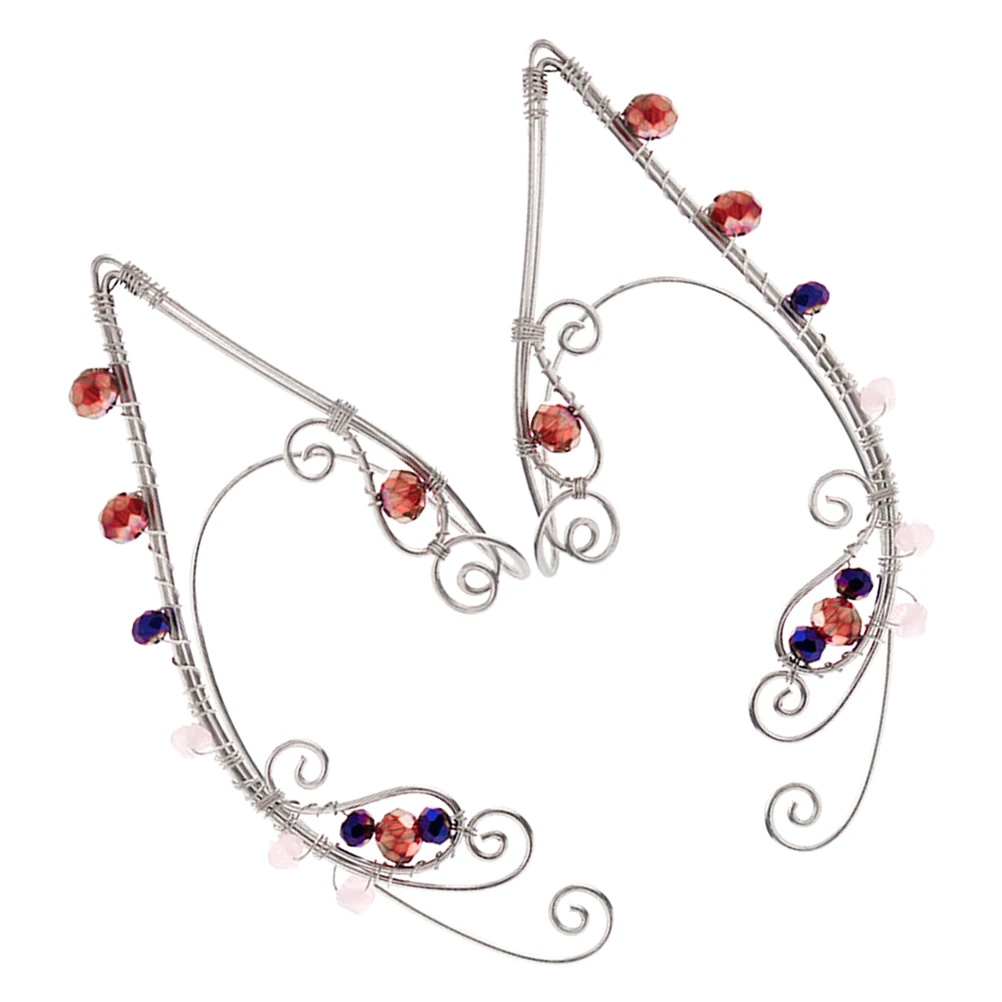 Non Pierced Elf Earrings Cuff Crystal Fairy Earrings for Women Comfortable Elf Accessories Fairy Ears Durable
Non Pierced Elf Earrings Cuff Crystal Fairy Earrings for Women Comfortable Elf Accessories Fairy Ears Durable
