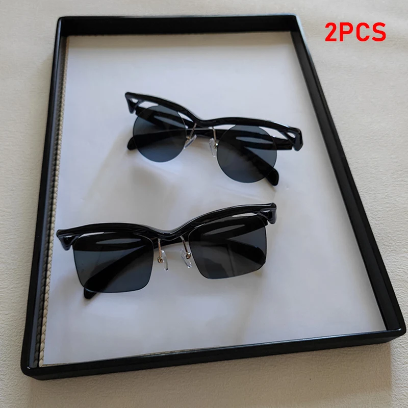 2 Pieces/Set Of Sunglasses Fashion Rimless Men Women Sun Glasses Designer Special-shaped Outdoor Eyewear Trendy Accessory
2 Pieces/Set Of Sunglasses Fashion Rimless Men Women Sun Glasses Designer Special-shaped Outdoor Eyewear Trendy Accessory
