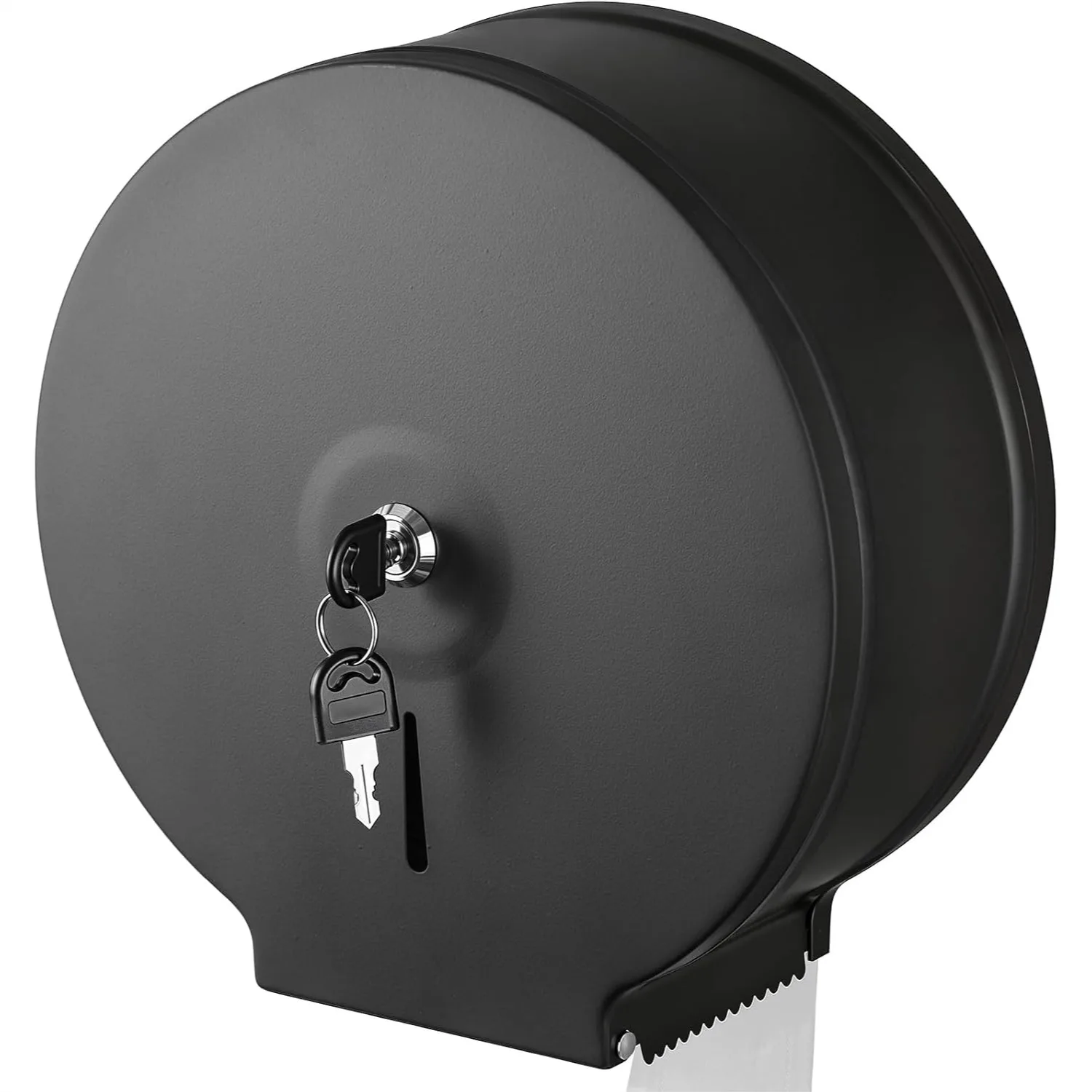 Commercial Jumbo Toilet Paper Dispenser, Wall Mount Stainless Steel Roll Holder, Matte Black
Commercial Jumbo Toilet Paper Dispenser, Wall Mount Stainless Steel Roll Holder, Matte Black