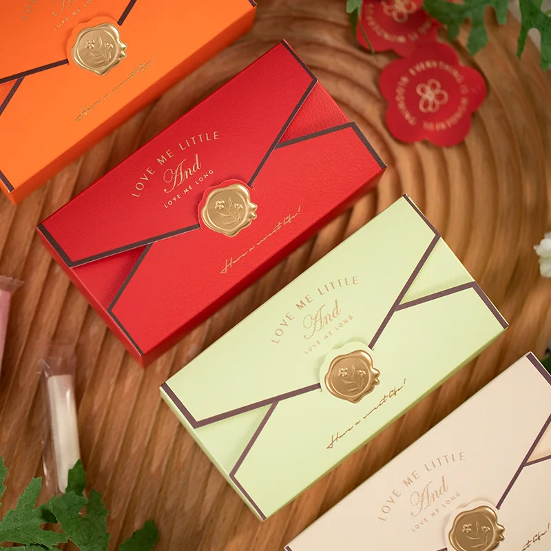 30 PCS Creative Envelope Wedding Candy Box Festival/Party Gift Packaging Paper Box Multicolor Small Gift Box Size 12.5x6.7x4.5cm
30 PCS Creative Envelope Wedding Candy Box Festival/Party Gift Packaging Paper Box Multicolor Small Gift Box Size 12.5x6.7x4.5cm