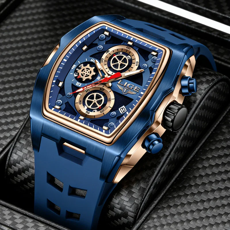 LIGE New Sports Watch Men Top Brand Luxury Mens Watches Business Waterproof Military Quartz Chronograph Wristwatch Montre Homme
LIGE New Sports Watch Men Top Brand Luxury Mens Watches Business Waterproof Military Quartz Chronograph Wristwatch Montre Homme
