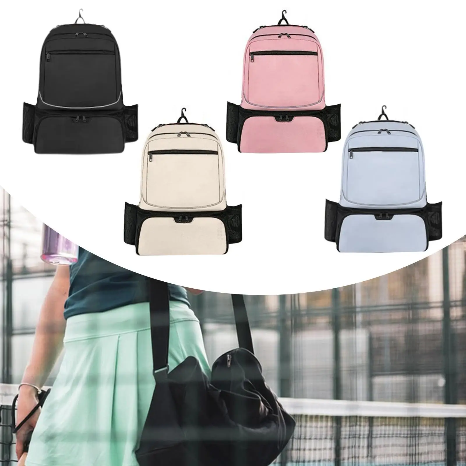 Tennis Backpack Carry Bag Large Pickleball Backpack Smooth Zipper for Women Men Knapsack with Shoulder Straps Tennis Racket Bag
Tennis Backpack Carry Bag Large Pickleball Backpack Smooth Zipper for Women Men Knapsack with Shoulder Straps Tennis Racket Bag