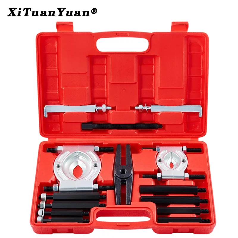14 Pcs Separator Combination Set Bearing Transmission Splitter Mechanical Double Disc Puller Chuck Gearbox Outer Bearing Remover
14 Pcs Separator Combination Set Bearing Transmission Splitter Mechanical Double Disc Puller Chuck Gearbox Outer Bearing Remover