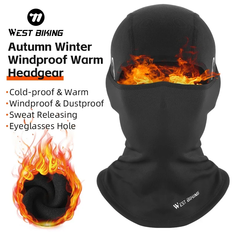 WEST BIKING Windproof Warm Balaclava Headgear Autumn Winter Elastic Fleece Breathable Warm Training Outdoor Sports Cycling Mask
WEST BIKING Windproof Warm Balaclava Headgear Autumn Winter Elastic Fleece Breathable Warm Training Outdoor Sports Cycling Mask