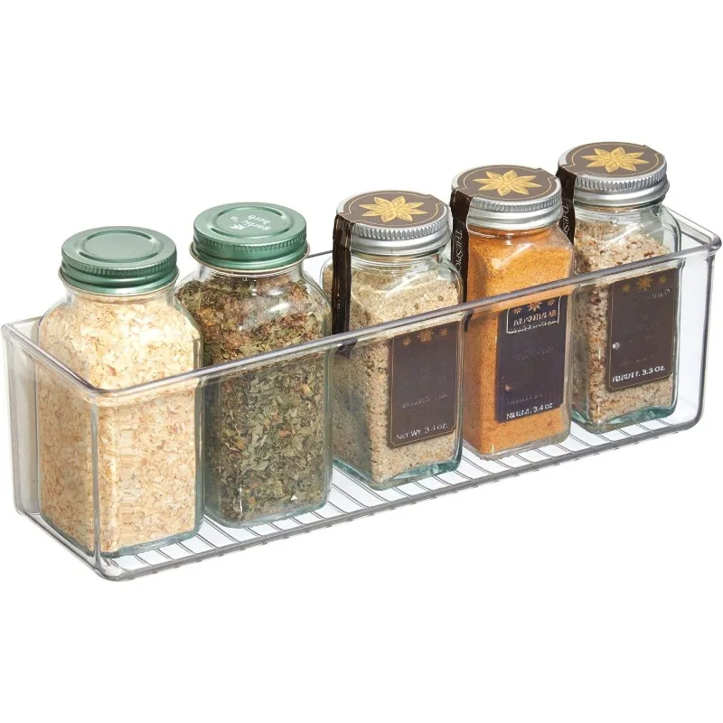 Plastic Wall Mount Organizer for Kitchen, Bathroom, Office, Bedroom, Garage, Craft Room, 3" x 11" x 3.25", Clear
Plastic Wall Mount Organizer for Kitchen, Bathroom, Office, Bedroom, Garage, Craft Room, 3" x 11" x 3.25", Clear